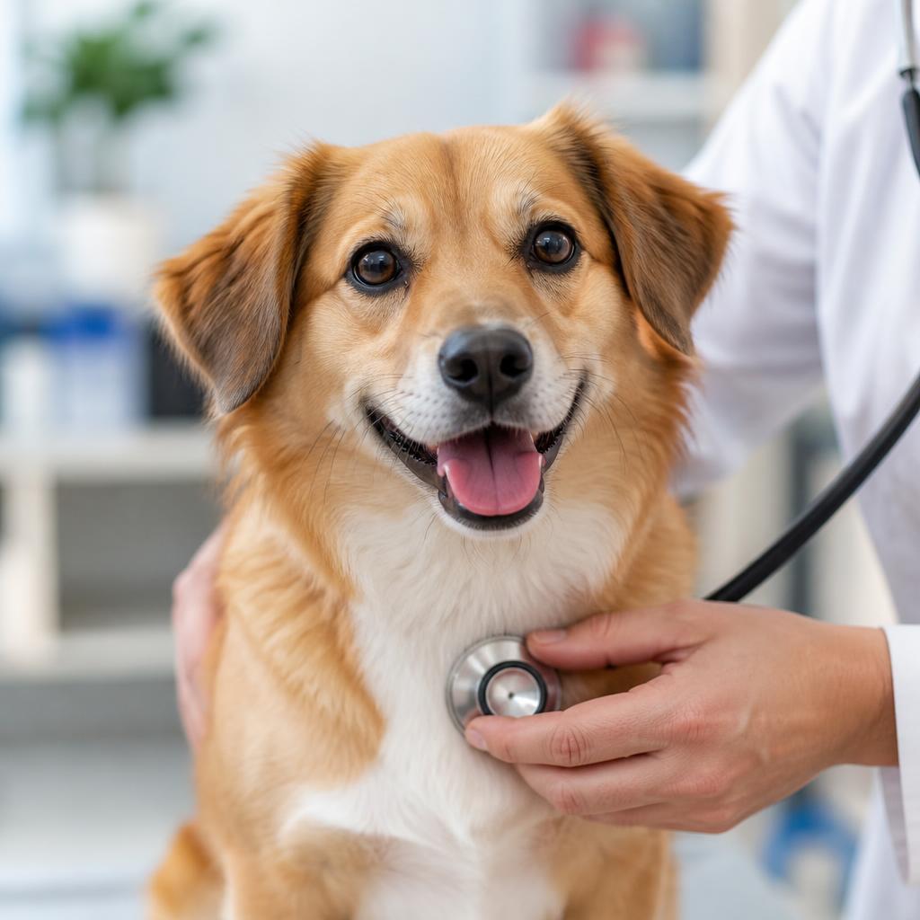 Pet recebendo cuidados veterinários